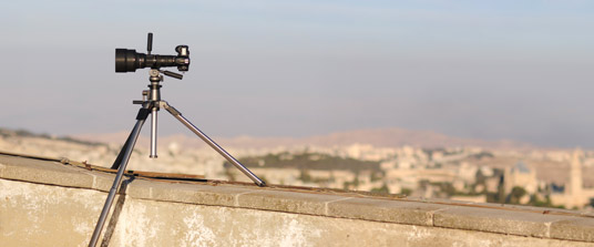 camera on roof Jerusalem Leonardo hotel roof